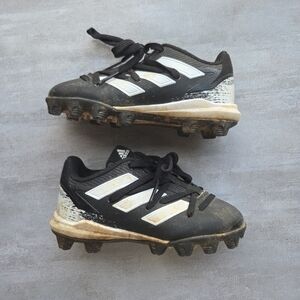 Toddler Adidas Baseball Cleats Size 10K